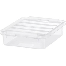 Smartstore box 1l Classic 21 x 17 x 6 cm bílé klipy