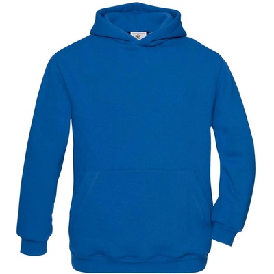 B&C Collection B&c hooded kids / Детски суичър с качулка - кралско синьо 128 (01068145063)