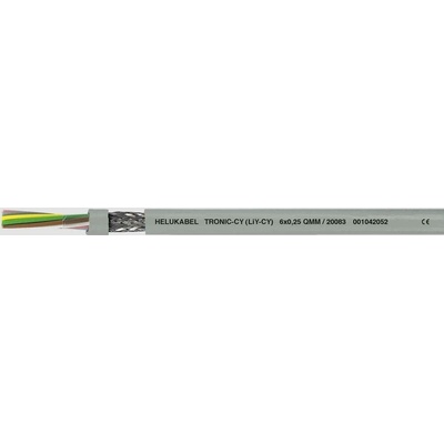 Helu 16483-1000 dátový kábel LiYCY 12 x 1 mm² sivá 1000 m