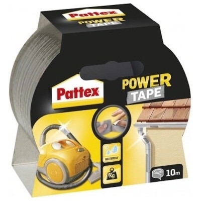 Pattex Power Tape Univerzálna lepiaca páska 25 m strieborná