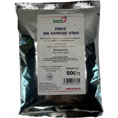 Lunys Zmes korenia na varené víno 500g