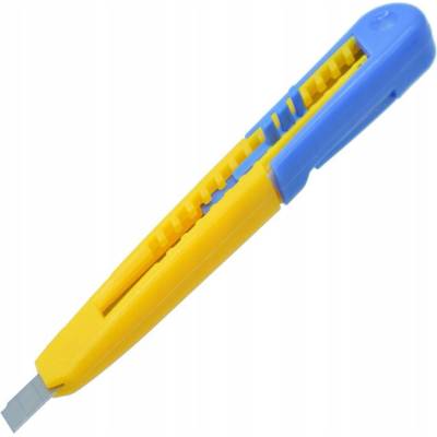 Skladací vysúvací nôž na tapety, 13 cm, plastový