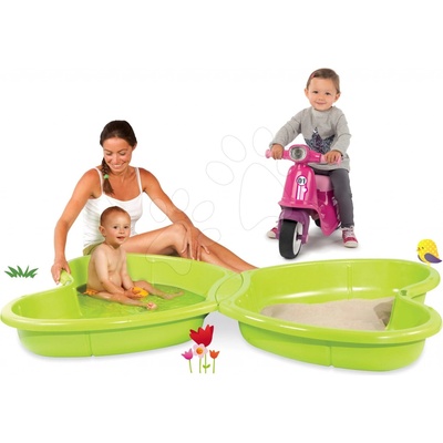 Smoby set pískoviště Motýl s odrážedlo s reflektorem a gumovými koly 310143-12