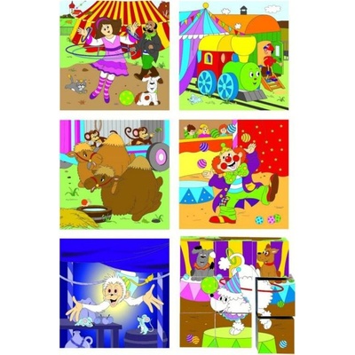 Woody Kubus 3x3 Mašinka cirkus