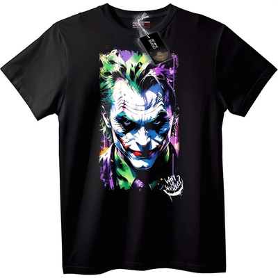 NOONEBRAND Тениска Joker Защо Толкова Сериозен - S, White