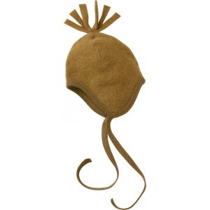 Engel Зимна шапка (beanie) Engel Baby Hat, Wool Fleece Beanie - Safran Melange - размер 74/80 (EU) (204-4079-0911)
