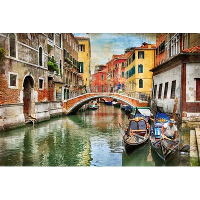 DIMEX ART Флизелинов фототапет красива романтична венеция 375 x 250 см