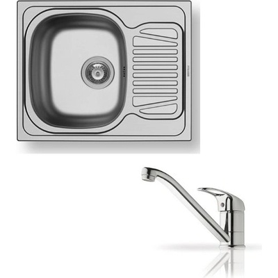 Pyramis Комплект мивка Sparta 62x50 и Смесител Accel за кухня