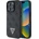 GUESS Предпазен калъф, Guess, 4G Triangle, за iPhone 16 pro, черен