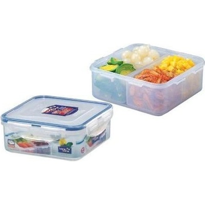Lock&lock Dóza Lock štvorec s priehradkou 870 ml
