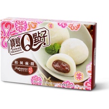 Q Brand Japonský koláč Mochi s červenou fazuľou 210 g