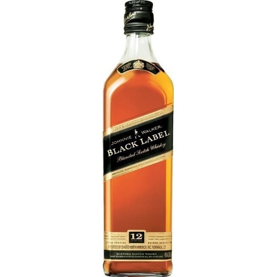 Johnnie Walker Black LABEL 12y 43% 1 l (Karton)