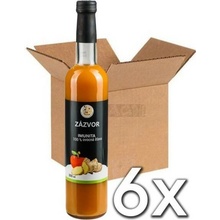 Valach Zázvor Imunita ovocná šťava 100% 6 x 0,5 l