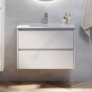 Bath Deluxe Шкаф за баня с мивка MOLDE 80x55x46 cm бял (BT0141)
