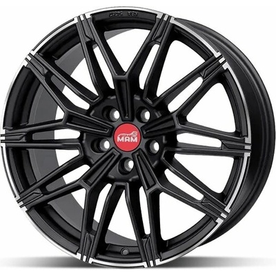 MAM B3N 8,5x19 5x112 ET45 black matt polished