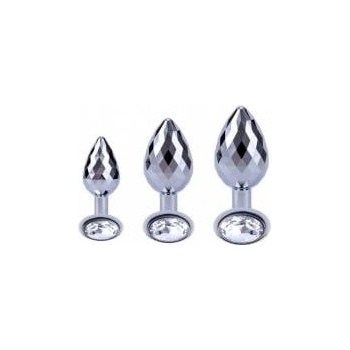 ToyJoy Disco Diamond Plug Large Silver