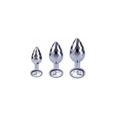 ToyJoy Disco Diamond Plug Large Silver