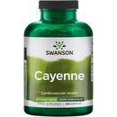 Swanson Cayenne Kajenský pepř 450 mg 300 kapslí