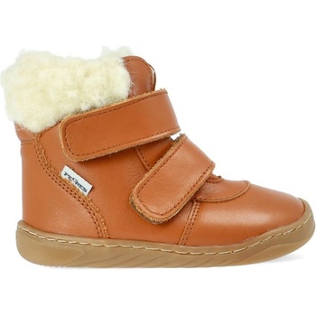 Pegres Barefoot SBF42 dětské zimní boty hnědé