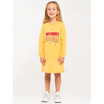 Winkiki dievčenské šaty WKG 02891 žltá