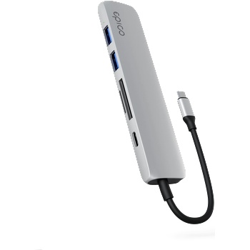 Epico Type-C Aluminium Hub 6in1 8K/30Hz Space gray (K-9915112100068)