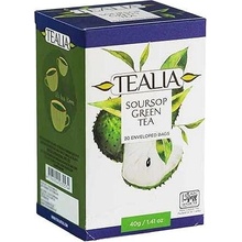 Tealia Soursop Green Tea zelený čaj s graviolou 20 sáčků