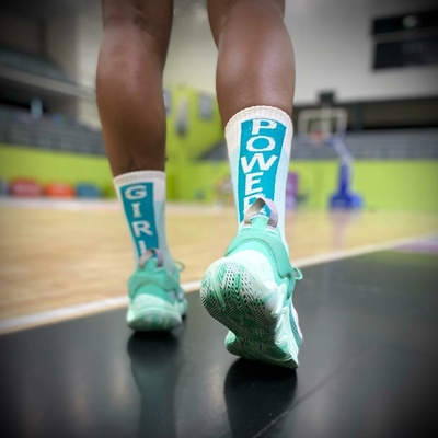 PEGADA SOCKS Vrúbkované Pegada Girl Power Aqua