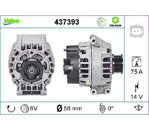 VALEO Generátor 437393