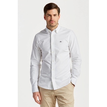 Gant košeľa slim Oxford stretch shirt biela