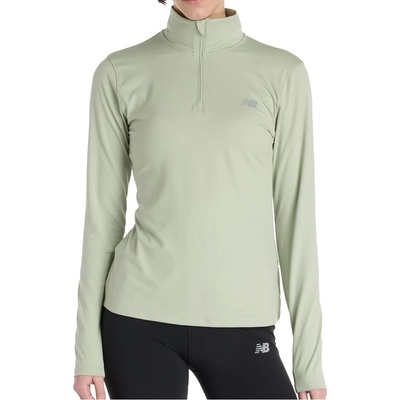 New Balance Дамска тениска New balance Women's Sport Essentials Space Dye Quarter Zip Running shirt - Green - размер XS (916-1226-0211)