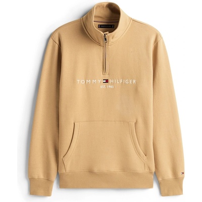 Tommy Hilfiger Блуза Tommy Hilfiger Logo Mockneck Sweatshirt - Camel GV7