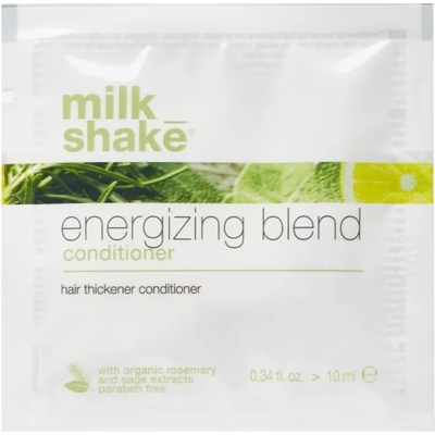 Milk Shake Млечен шейк Енергизираща смес Без парабени Балсам за коса Уплътняване 10 ml