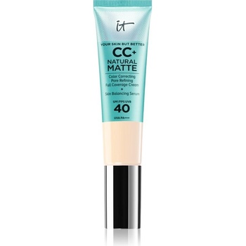 IT Cosmetics Your Skin But Better CC+ Cream Natural Matte zmatňujúci make-up SPF40 Fair Warm 32 ml