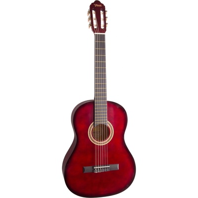 Valencia Класическа китара Valencia VC102 RDS, Размер 1/2, Червена (VC102 RDS)
