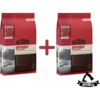 Acana Heritage Dog Sport & Agility 2 x 11,4 kg