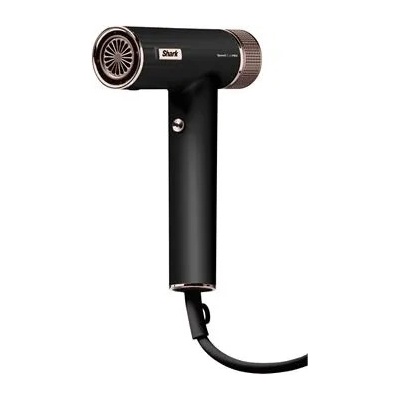 Сешоар Shark SpeedStyle Pro HD752EU, 1750W, 3 скорости, 4 темп. настройки, Автоматично настройване на темп и въздушен поток, Йонизация, Cool Shot, 5 приставки, Черен (HD752EU)