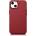 ICARER Кейс от естествена кожа iCarer за iPhone 14 Plus, червен (съвместим с MagSafe) (WMI14220707-RD)