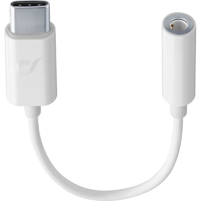 Cellularline Адаптер Cellular Line 5953, от USB-C(м) към 3.5mm жак, бял (5953)