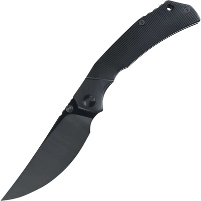 FerraMonster Reaver S90V DLC Belt Satin with Black PVD Titanium handle FM23010-D
