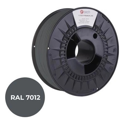 C-TECH Premium Line ABS čedičová šedá RAL7012 1,75mm 1kg