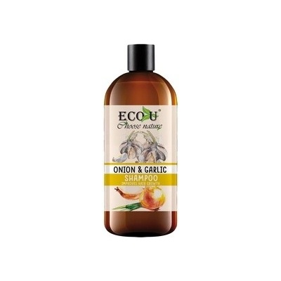 Eco-U Šampon s extraktem cibule a česneku pro slabé vlasy 500 ml