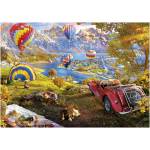 Educa - Puzzle Hot Air Ballon Valley - 3 000 piese