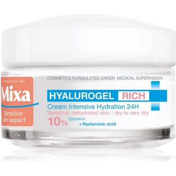 Mixa Hyalurogel Rich интензивно хидратиращ дневен крем с хиалуронова киселина 50ml