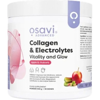 Osavi Collagen Electrolytes Vitality and Glow [300 грама] Ябълка с ревен