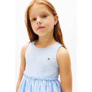 Tommy Hilfiger лятна рокля от памук (KG0KG09148.98.122.PPY2)