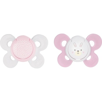 Chicco Physio Comfort 2-6 m биберон Girl-Dots/Rabbit 2 бр
