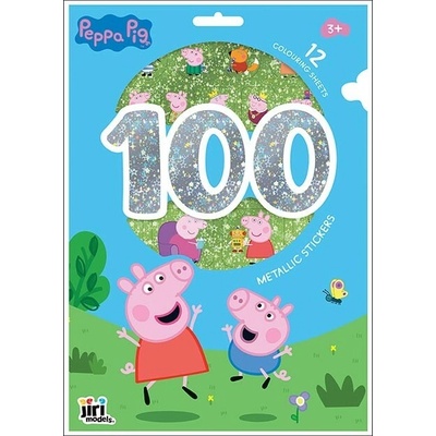 Jiri Models 100 metalických samolepek s omalovánkovými listy Prasátko Peppa – Zbozi.Blesk.cz