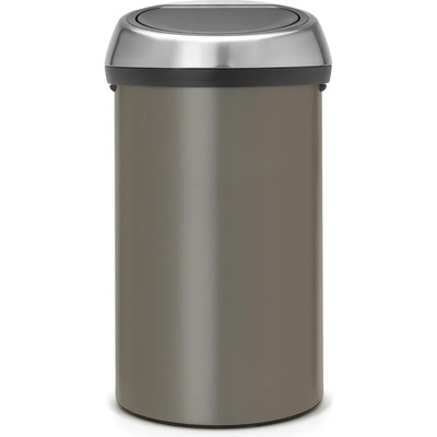 Brabantia Кош за смет Brabantia Touch Bin 60L, Platinum (647249)