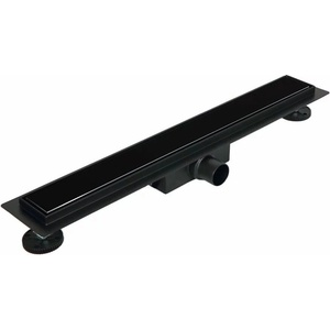 Balneo Комплект сифон за душ с капак 90 см Balneo G-Drain Double Dark Next черен (GD-DD-90)