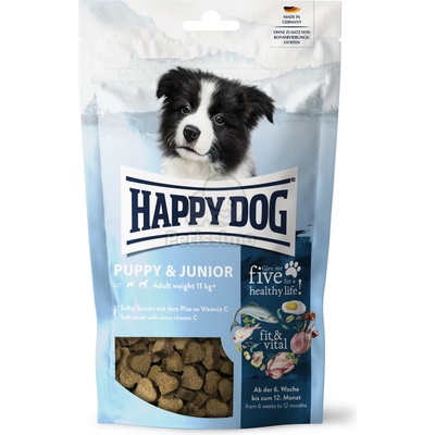 Happy Dog Soft Snack Fit & Vital Puppy & Junior - птиче, сьомга, ориз 100 г